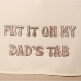 Put It On My Dad's Tab Embroidery Two - Tone Hat - Keepsake