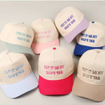 Put It On My Dad's Tab Embroidery Two - Tone Hat - Keepsake