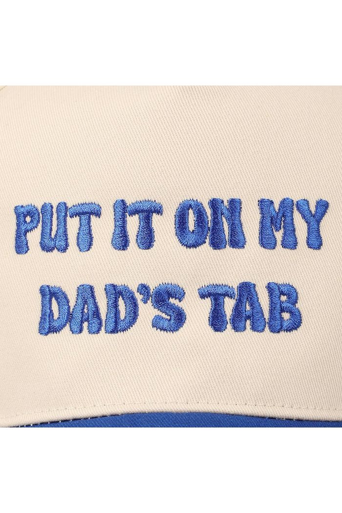 Put It On My Dad's Tab Embroidery Two - Tone Hat - Keepsake