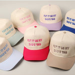 Put It On My Dad's Tab Embroidery Two - Tone Hat - Keepsake
