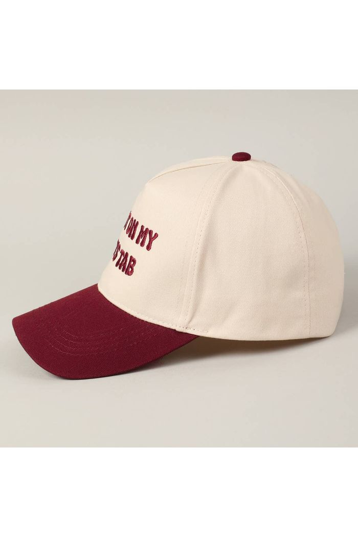 Put It On My Dad's Tab Embroidery Two - Tone Hat - Keepsake