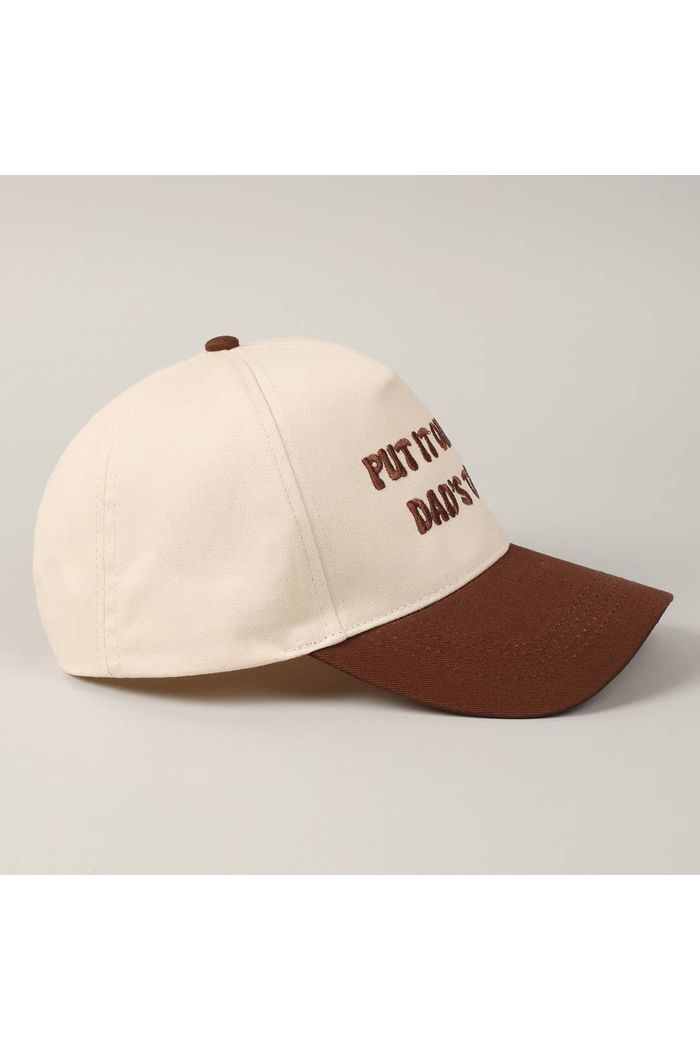 Put It On My Dad's Tab Embroidery Two - Tone Hat - Keepsake