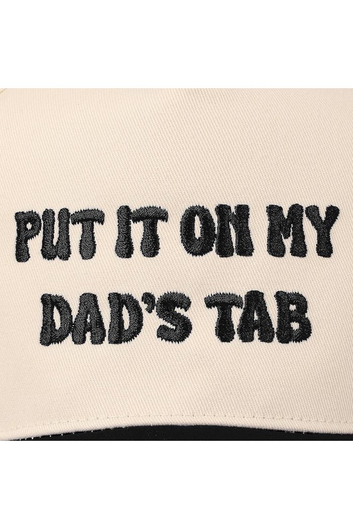Put It On My Dad's Tab Embroidery Two - Tone Hat - Keepsake