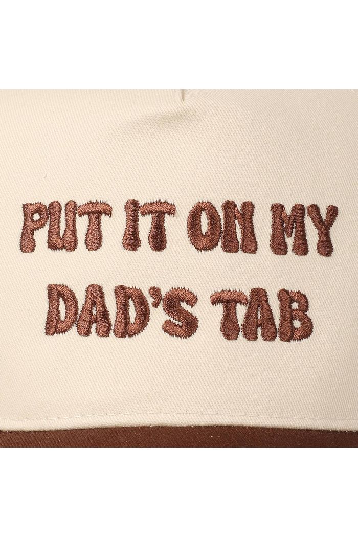 Put It On My Dad's Tab Embroidery Two - Tone Hat - Keepsake