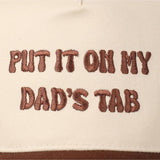 Put It On My Dad's Tab Embroidery Two - Tone Hat - Keepsake