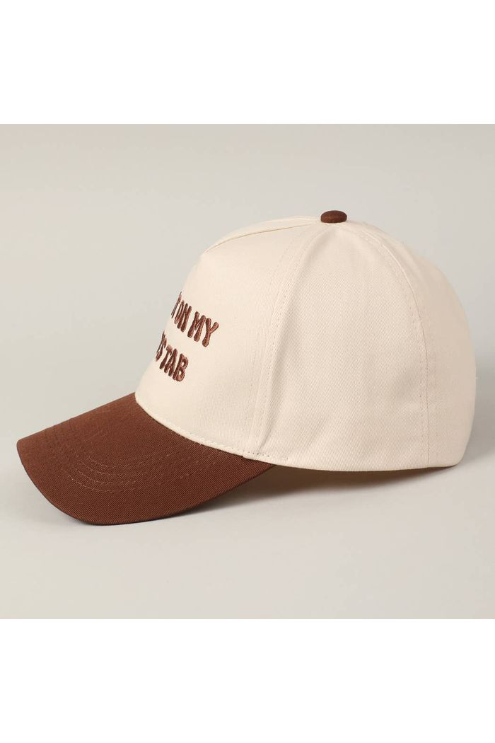 Put It On My Dad's Tab Embroidery Two - Tone Hat - Keepsake