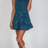 Ryder Ruffle Denim Mini Skirt - Keepsake