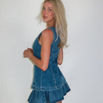 Ryder Ruffle Denim Mini Skirt - Keepsake