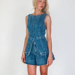 Ryder Ruffle Denim Mini Skirt - Keepsake