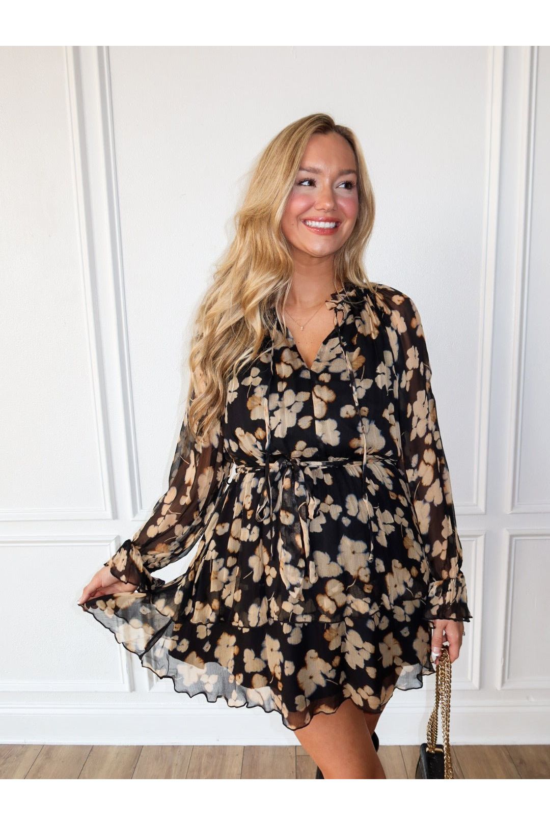 The Santino Mini Dress is a chic women’s mini dress—perfect for night out outfits, parties, date nights, weddings, and trendy boutique fashion.