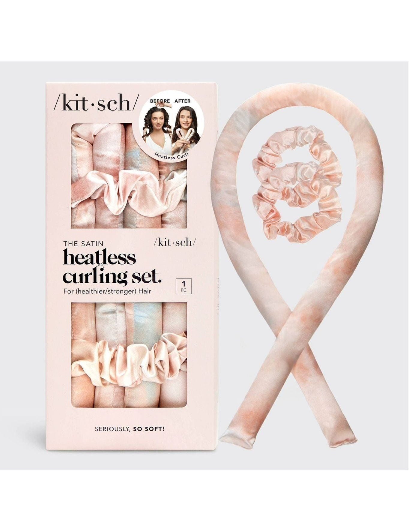 Satin Heatless Curling Set - Sunset Tie Dye - Keepsake
