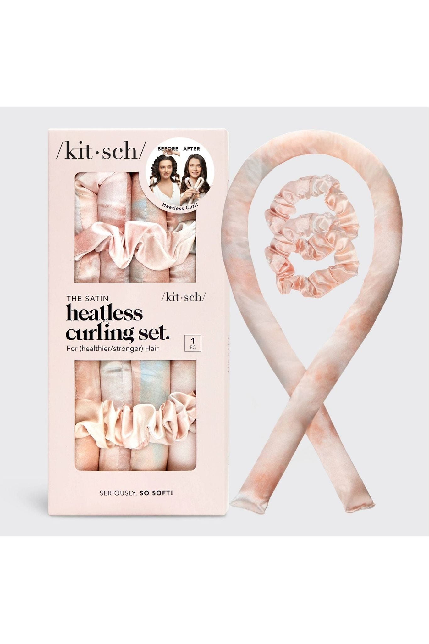 Satin Heatless Curling Set - Sunset Tie Dye - Keepsake