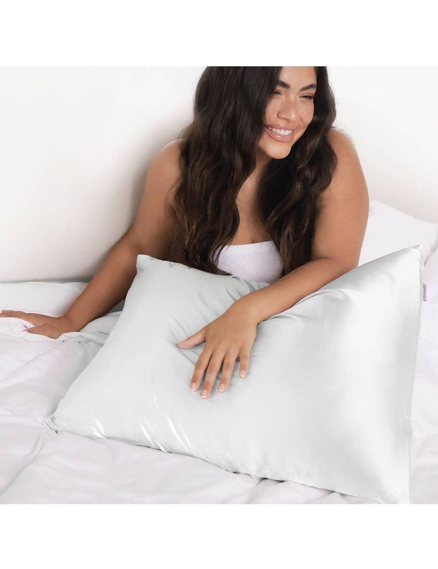 Satin King Pillowcase - Ivory - Keepsake