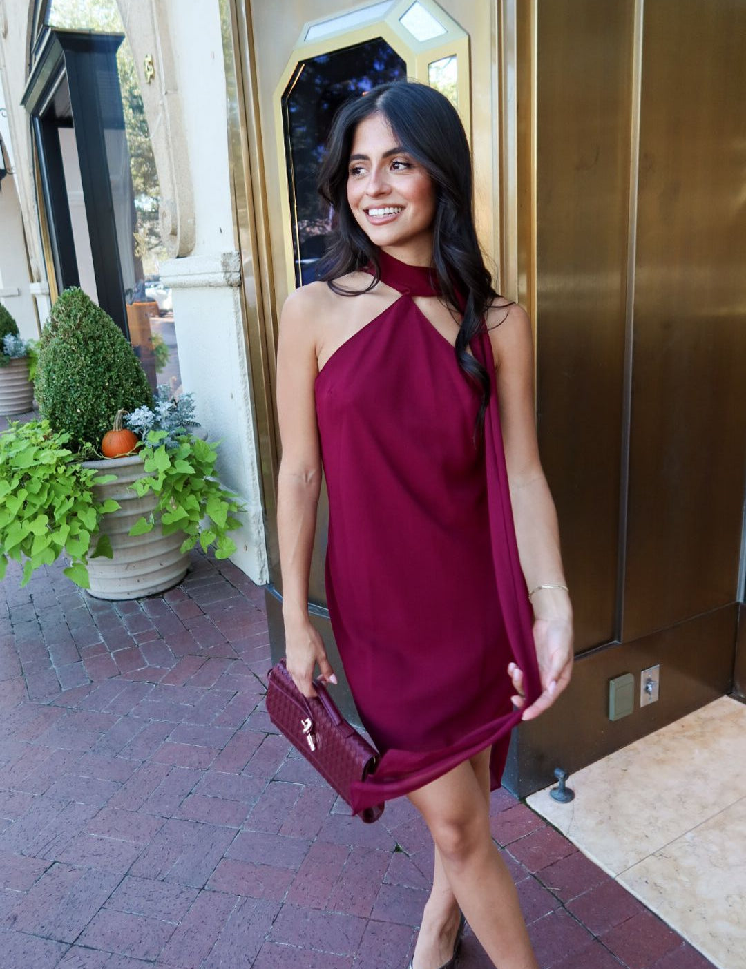 Scarfed Away Mini - Burgundy - Keepsake