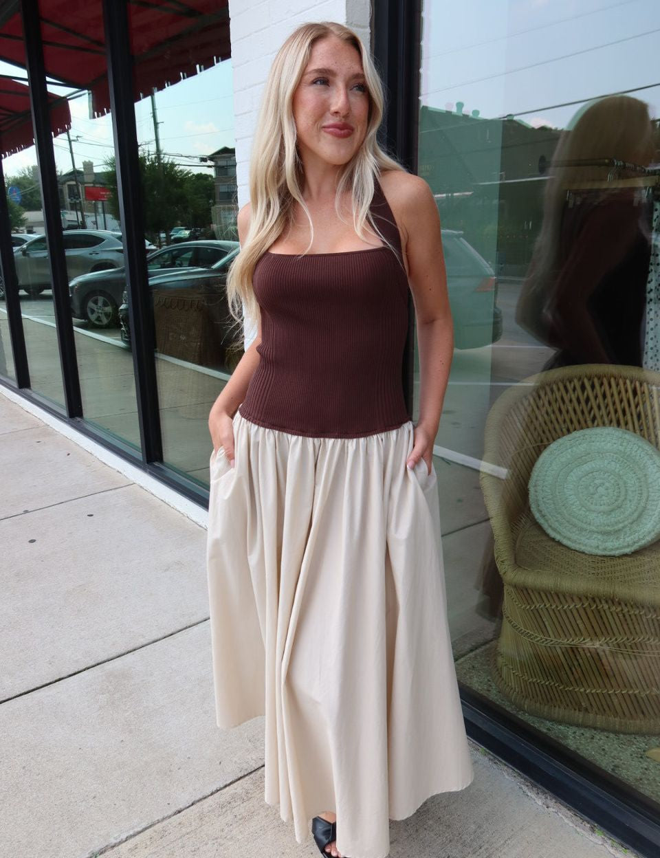 Sevilla Mixed Media Dress - Keepsake