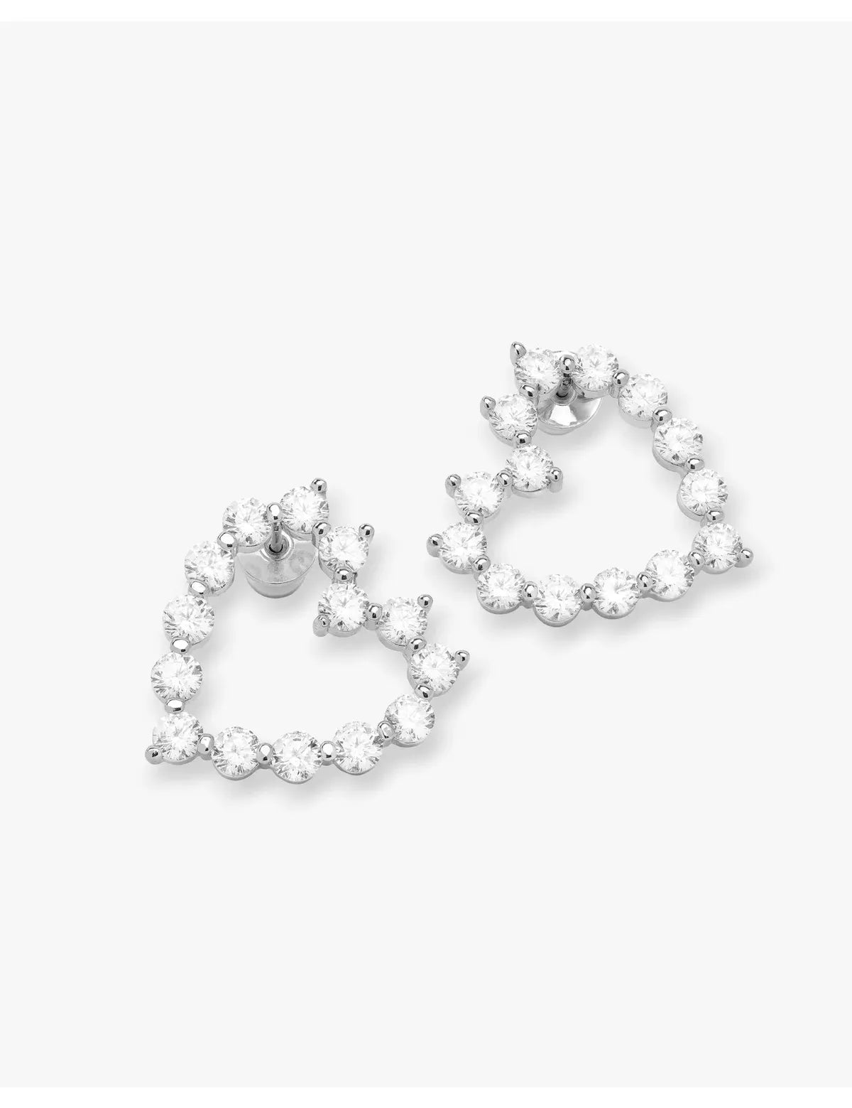 She's an Icon Baby Heart Earrings - Silver - Keepsake