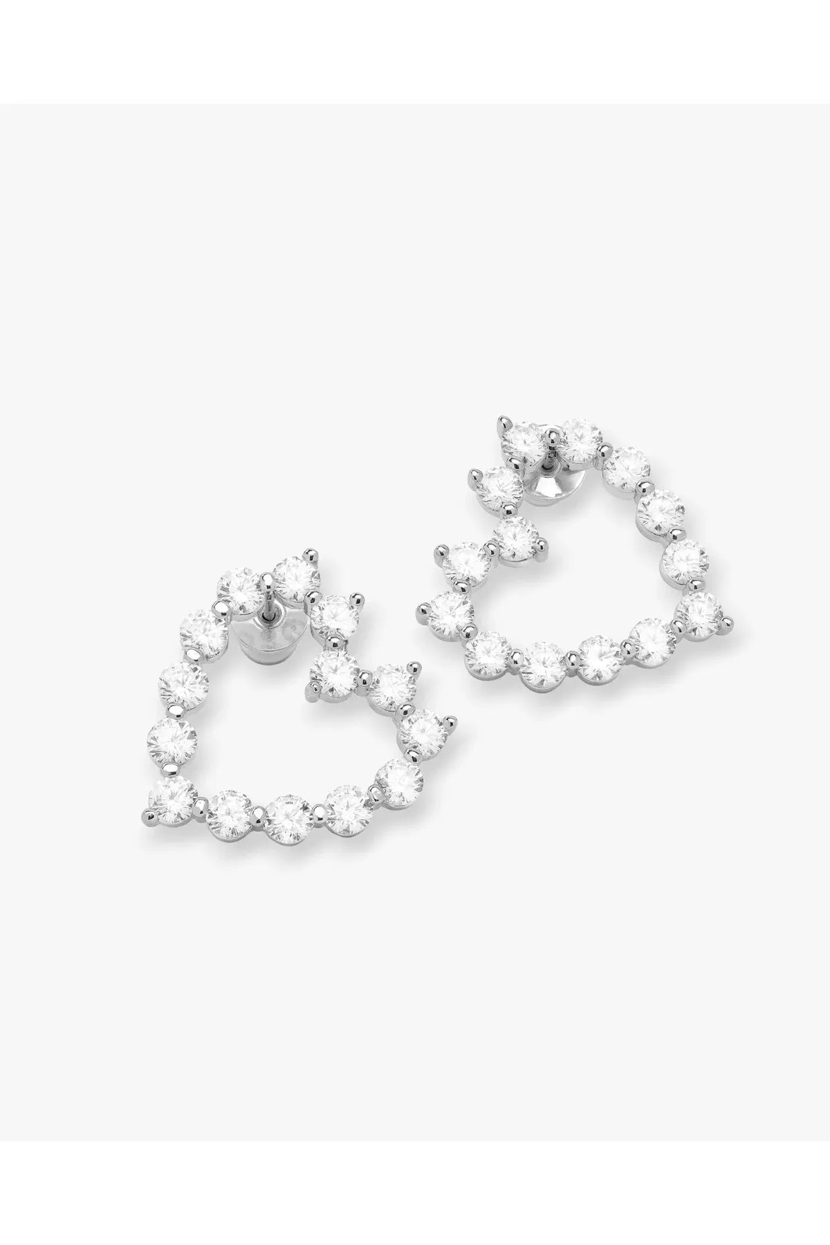 She's an Icon Baby Heart Earrings - Silver - Keepsake