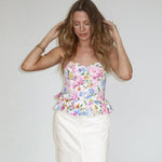 Sienna Open Slit Denim Maxi Skirt - Keepsake