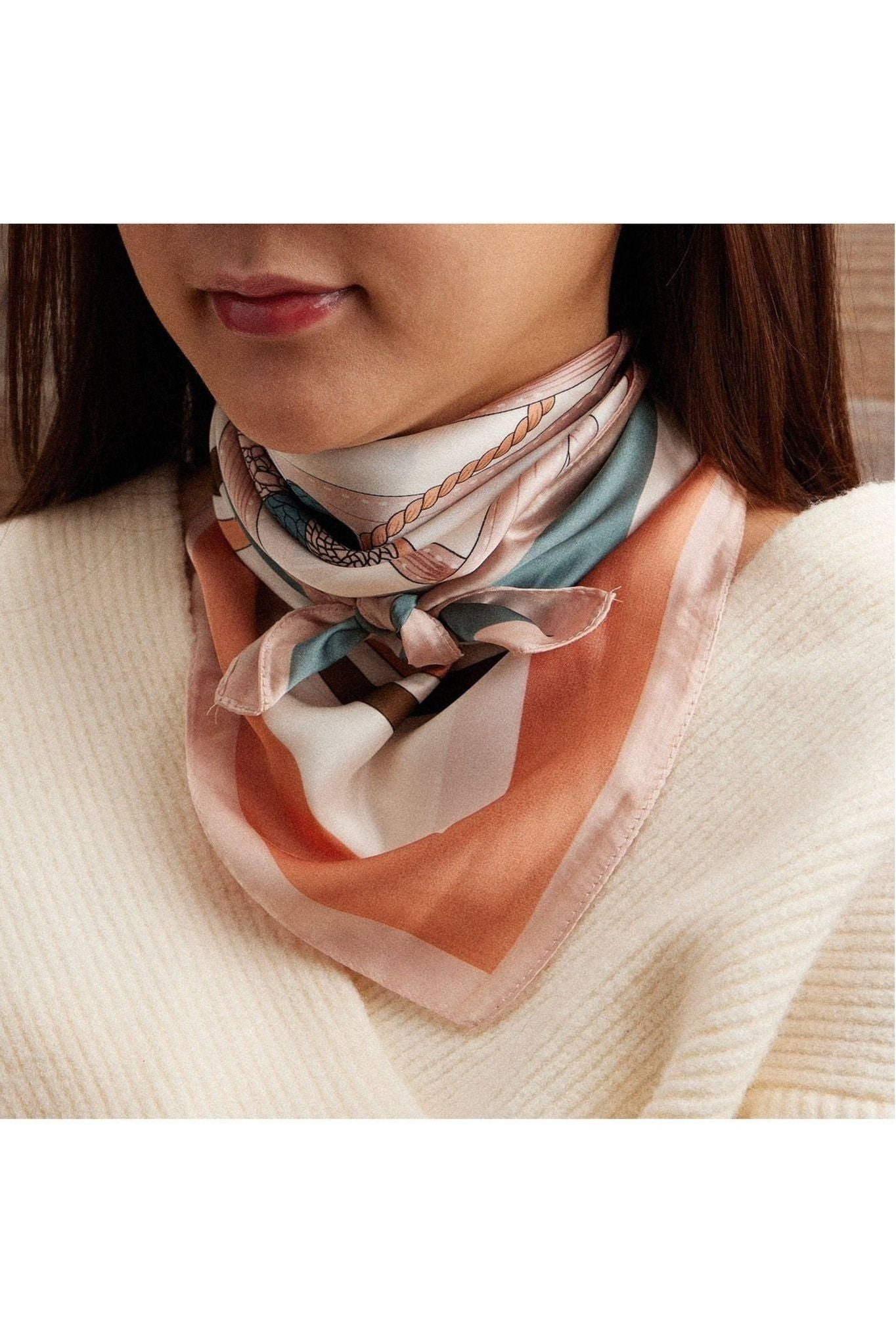 Silk - Feel Bold Artistic Scarf: Equestrian - Keepsake