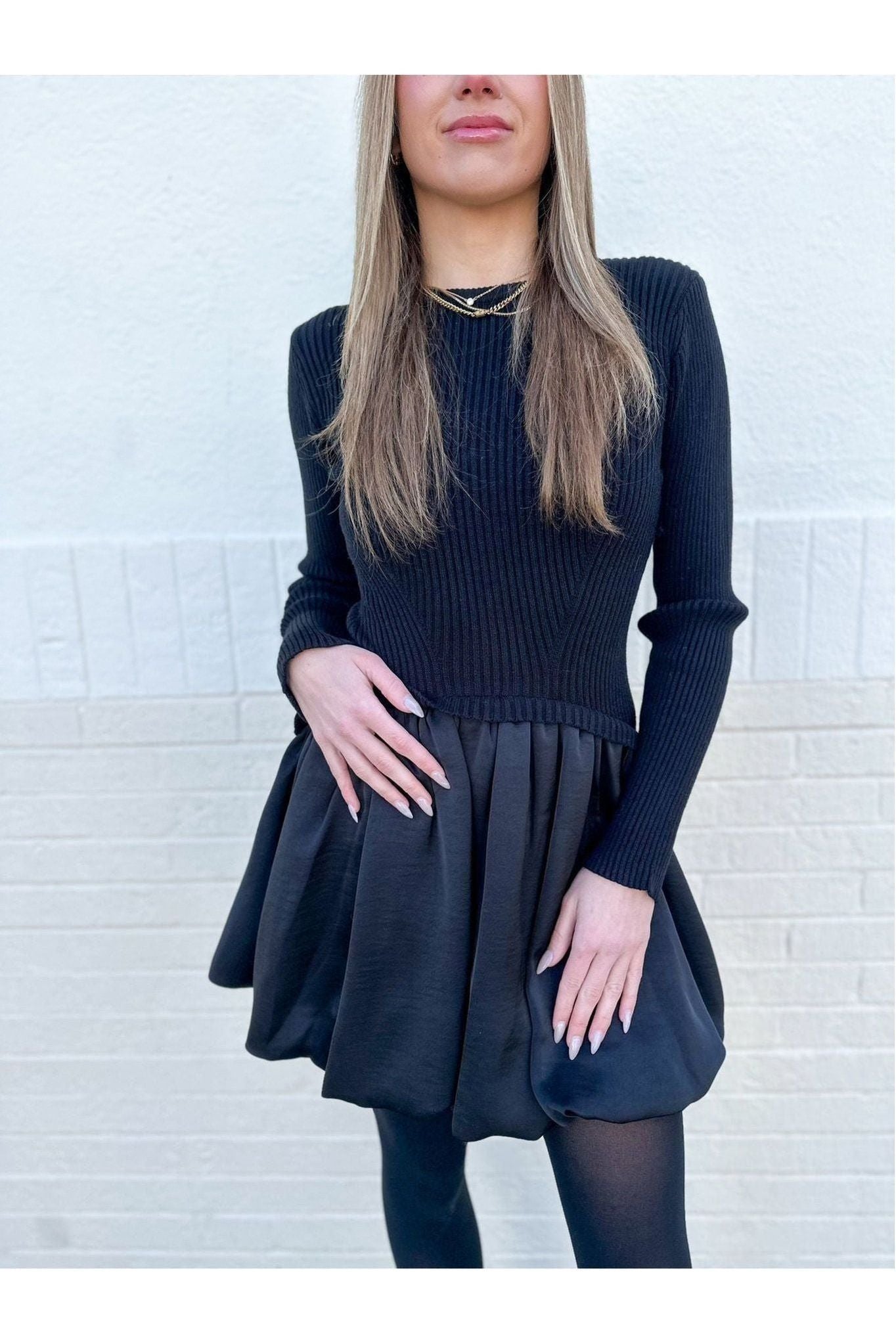 So Charmed Sweater Mini Dress - Keepsake