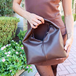 Solene Handle Bag - Chocolate - Keepsake