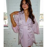 Sophia Satin Tie Mini Dress - Keepsake