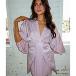 Sophia Satin Tie Mini Dress - Keepsake