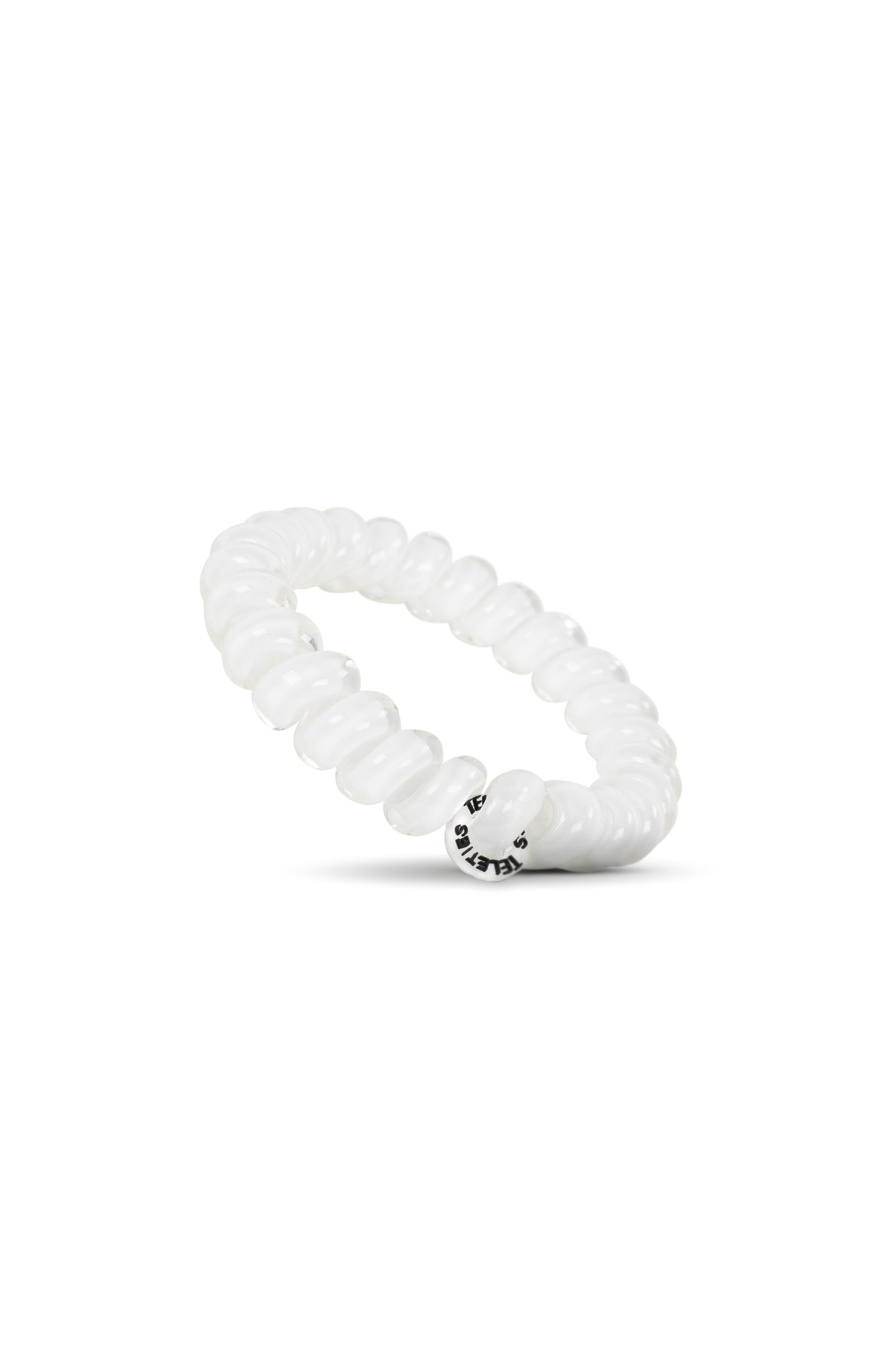 Spiral Hair Coils | Large | Coconut White Hair Ties: Large - Keepsake