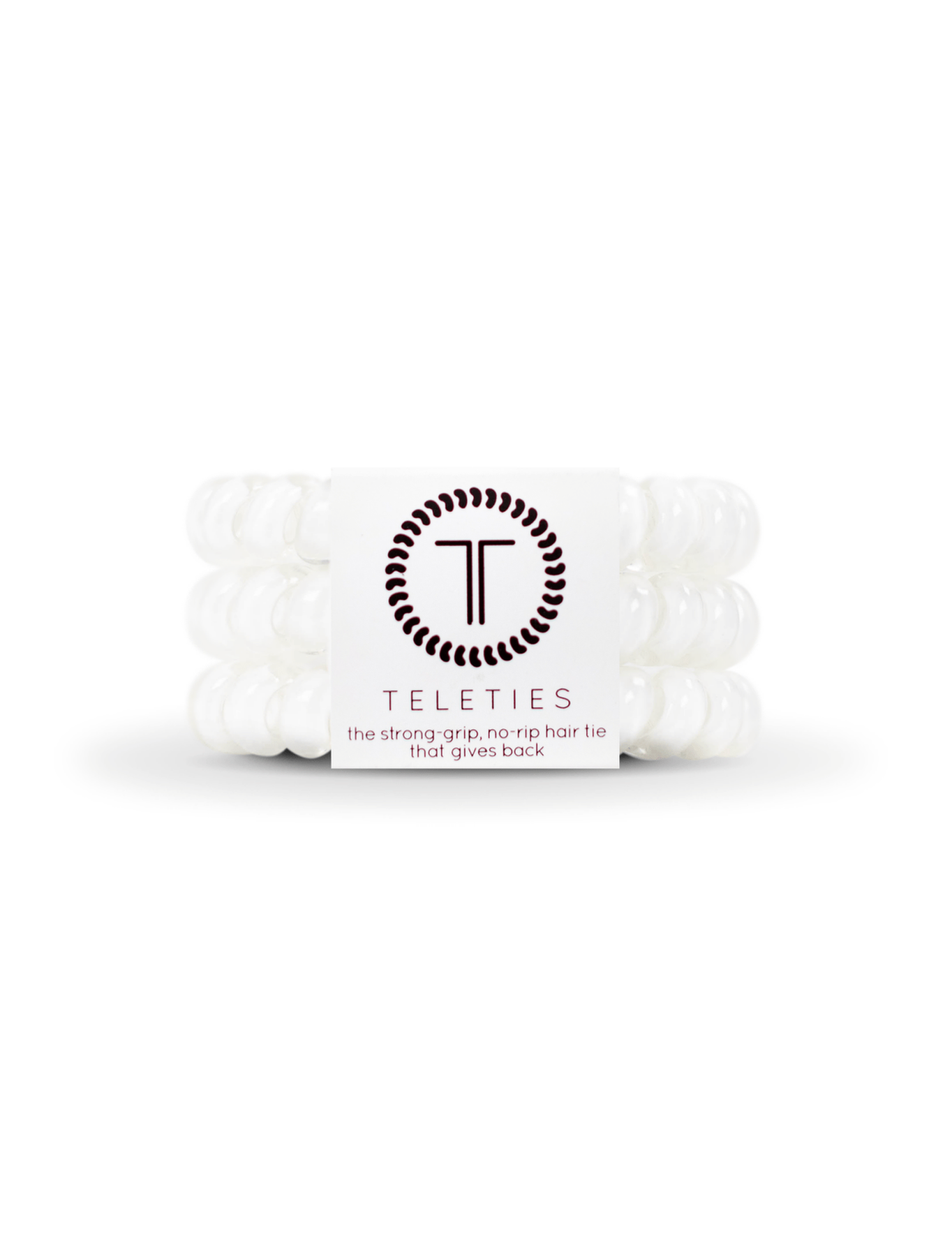 Spiral Hair Coils | Large | Coconut White Hair Ties: Large - Keepsake