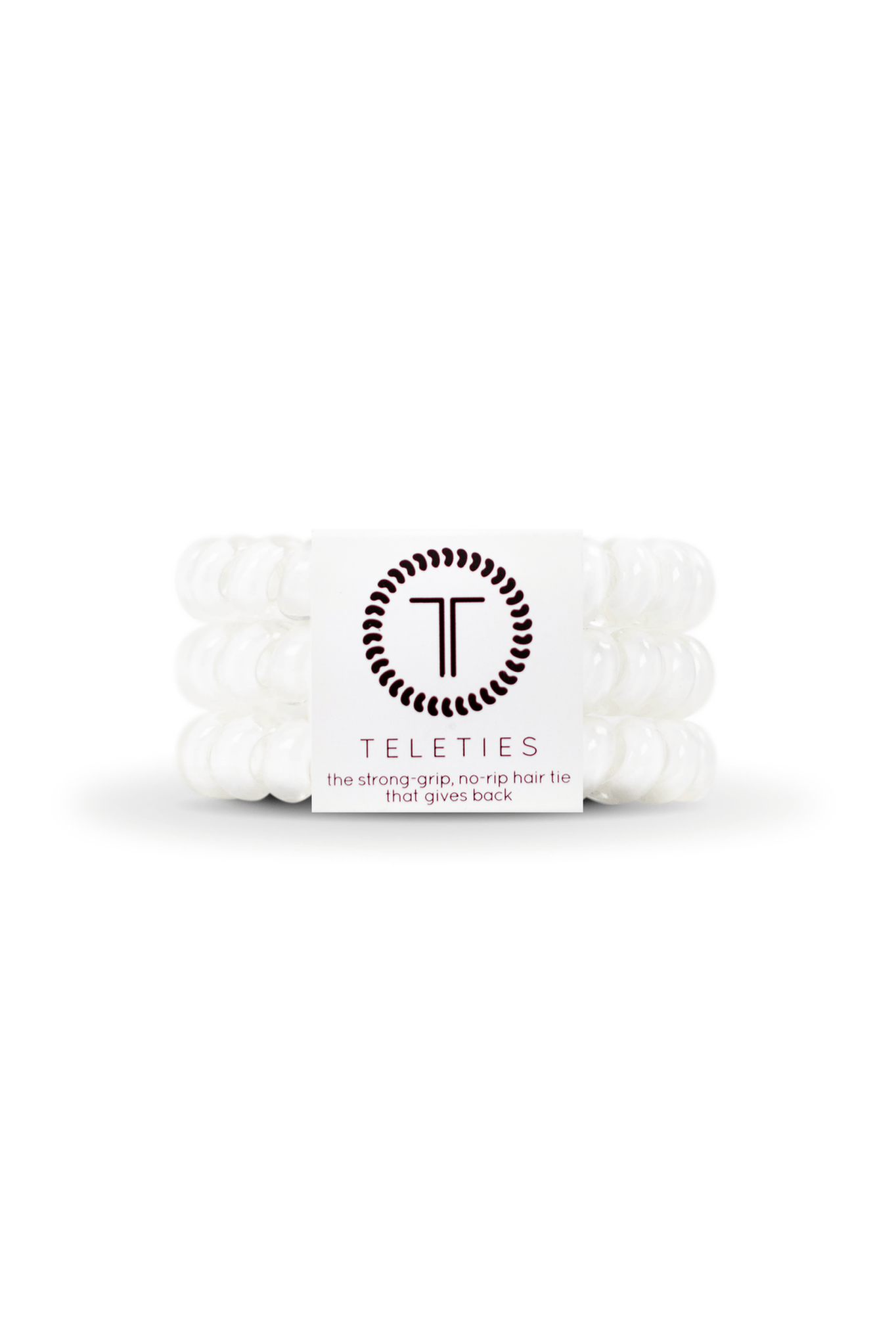 Spiral Hair Coils | Large | Coconut White Hair Ties: Large - Keepsake