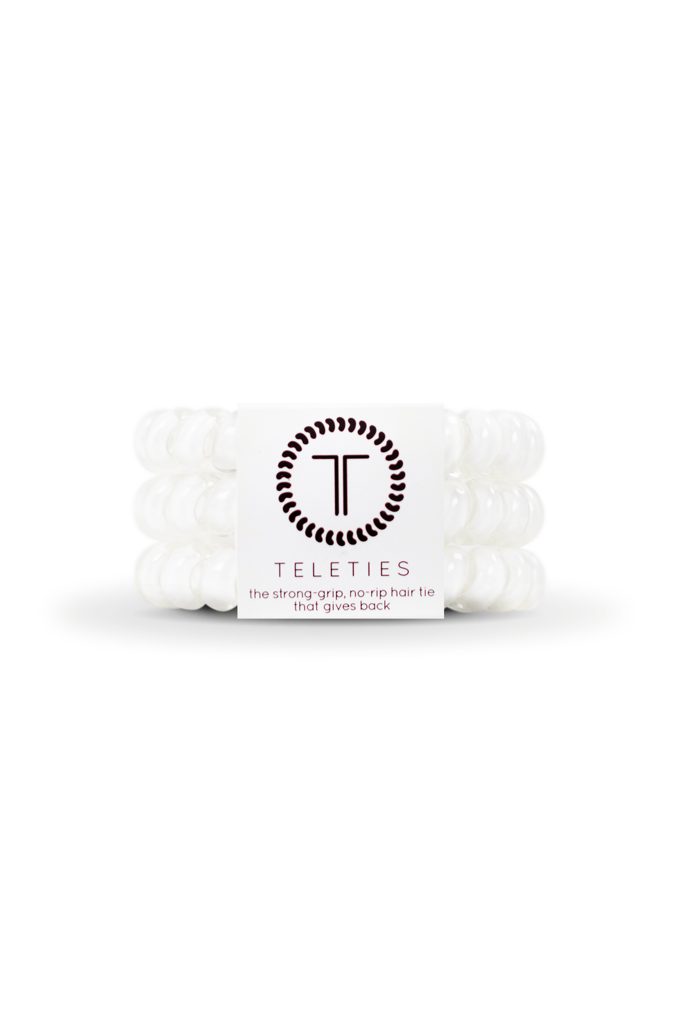 Spiral Hair Coils | Large | Coconut White Hair Ties: Large - Keepsake