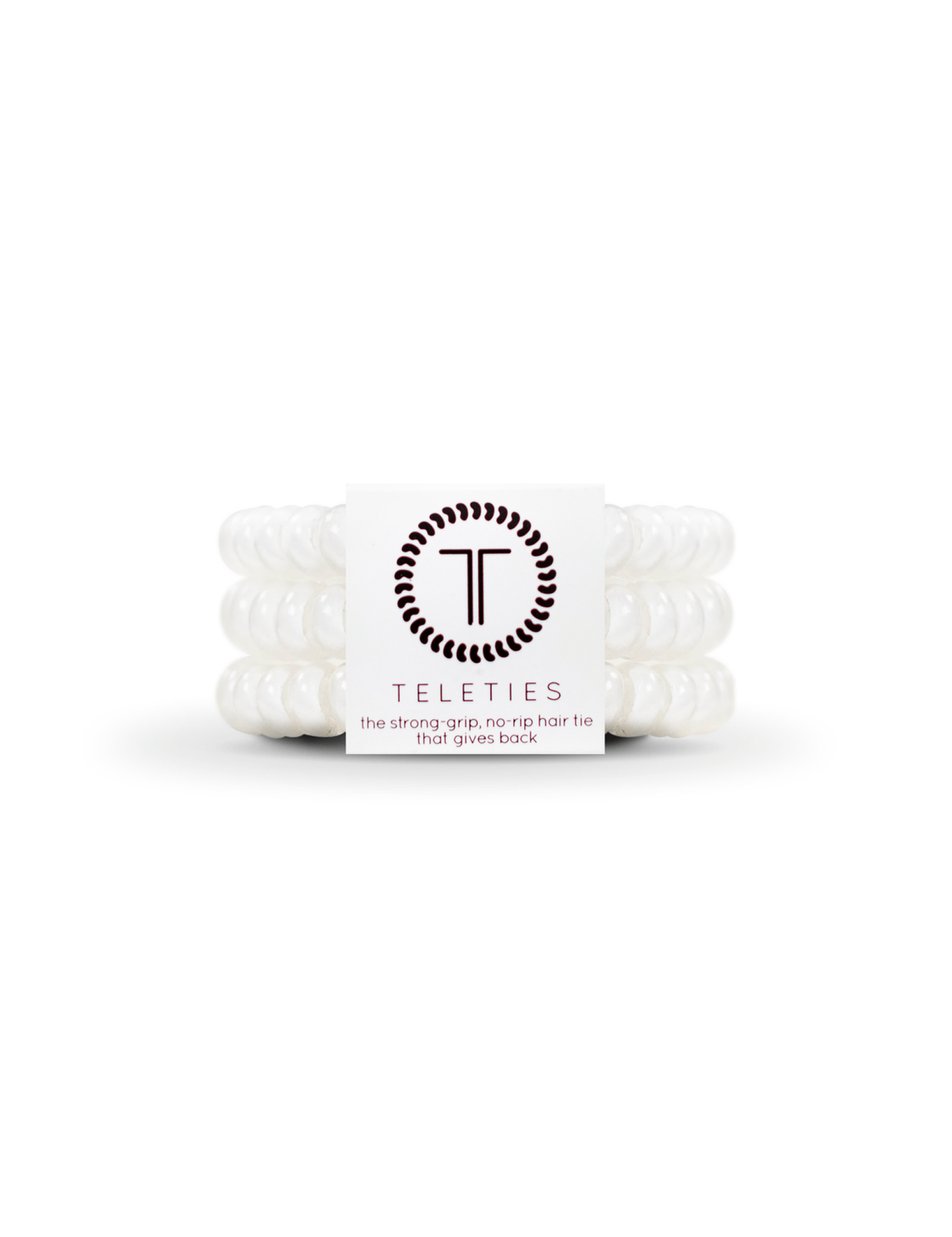 Spiral Hair Coils | Small | Coconut White Hair Ties: Small - Keepsake