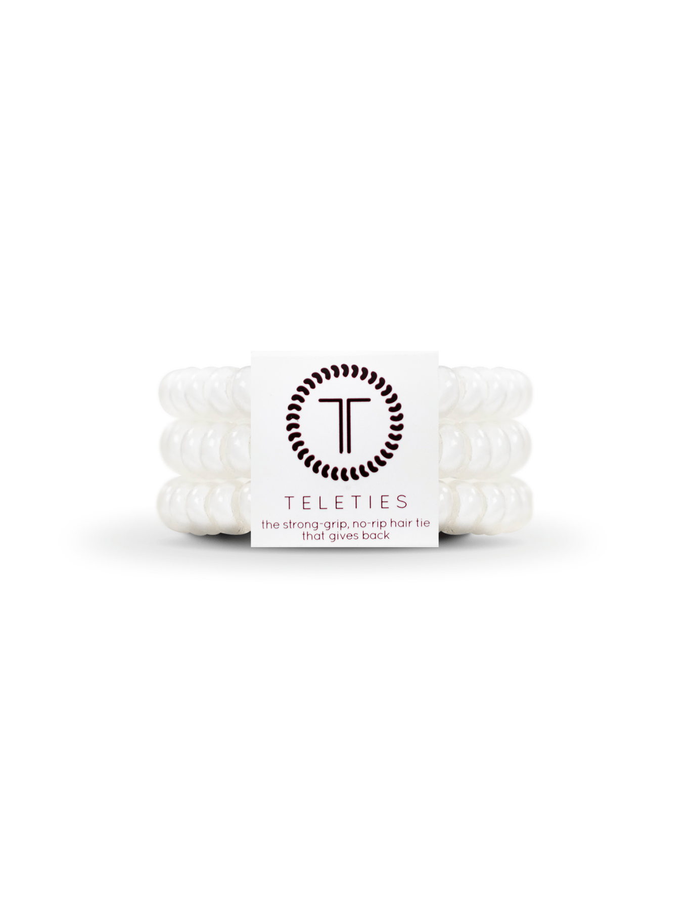 Spiral Hair Coils | Small | Coconut White Hair Ties: Small - Keepsake