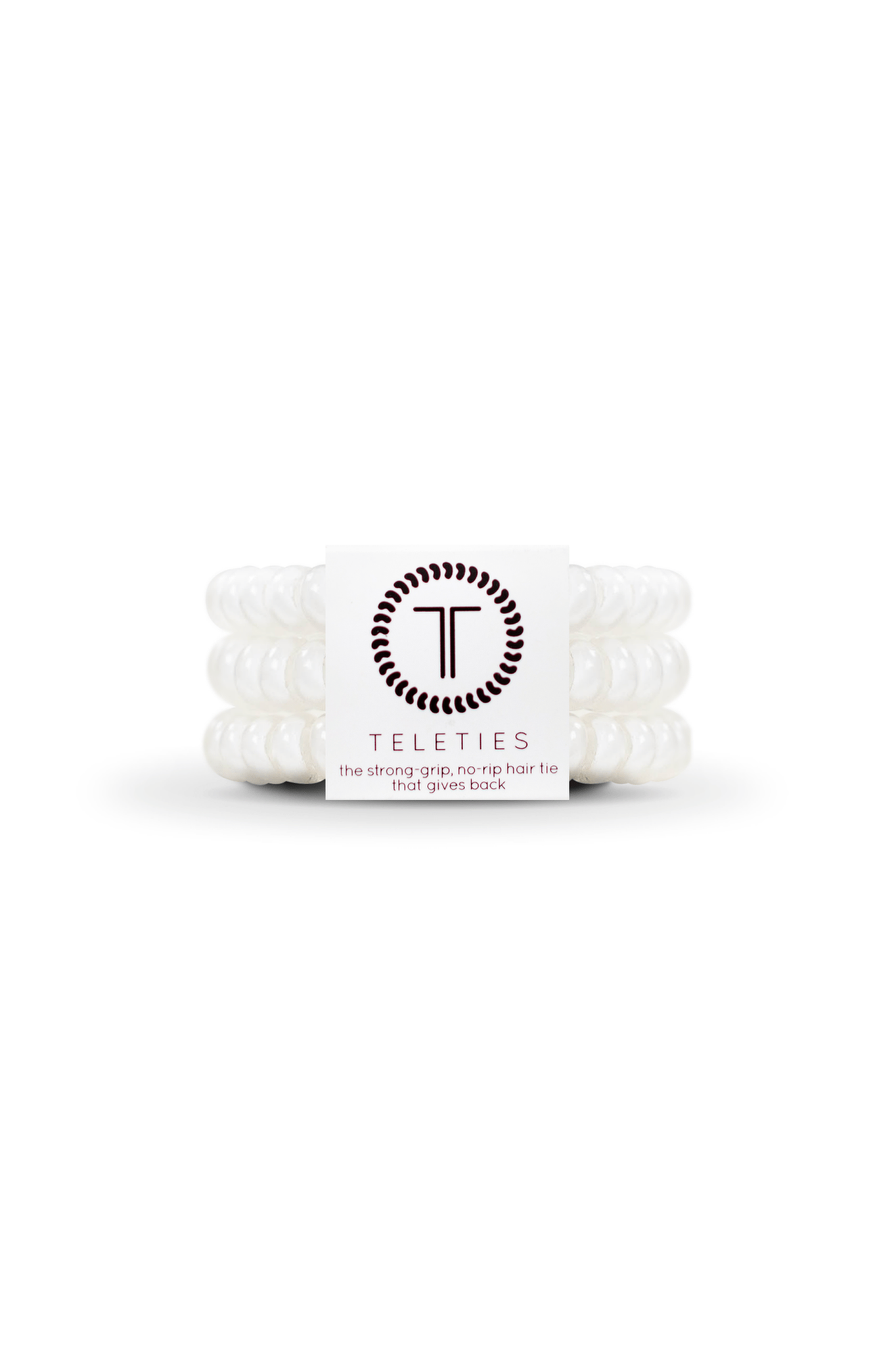 Spiral Hair Coils | Small | Coconut White Hair Ties: Small - Keepsake