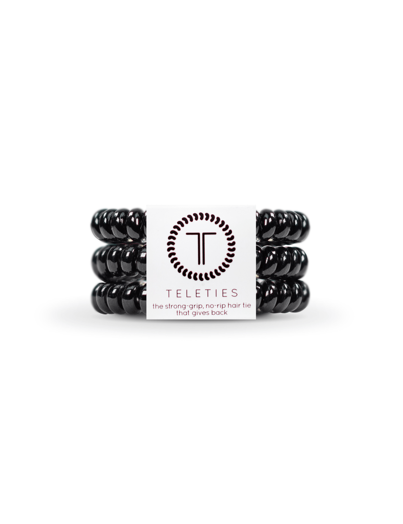 Spiral Hair Coils | Small | Jet Black Hair Ties - Keepsake