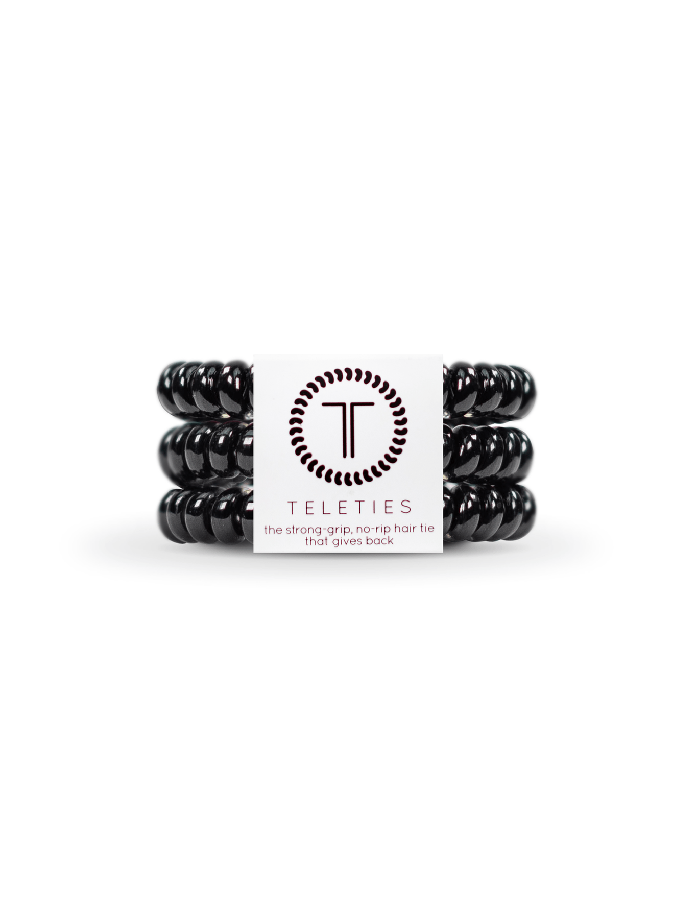 Spiral Hair Coils | Small | Jet Black Hair Ties - Keepsake