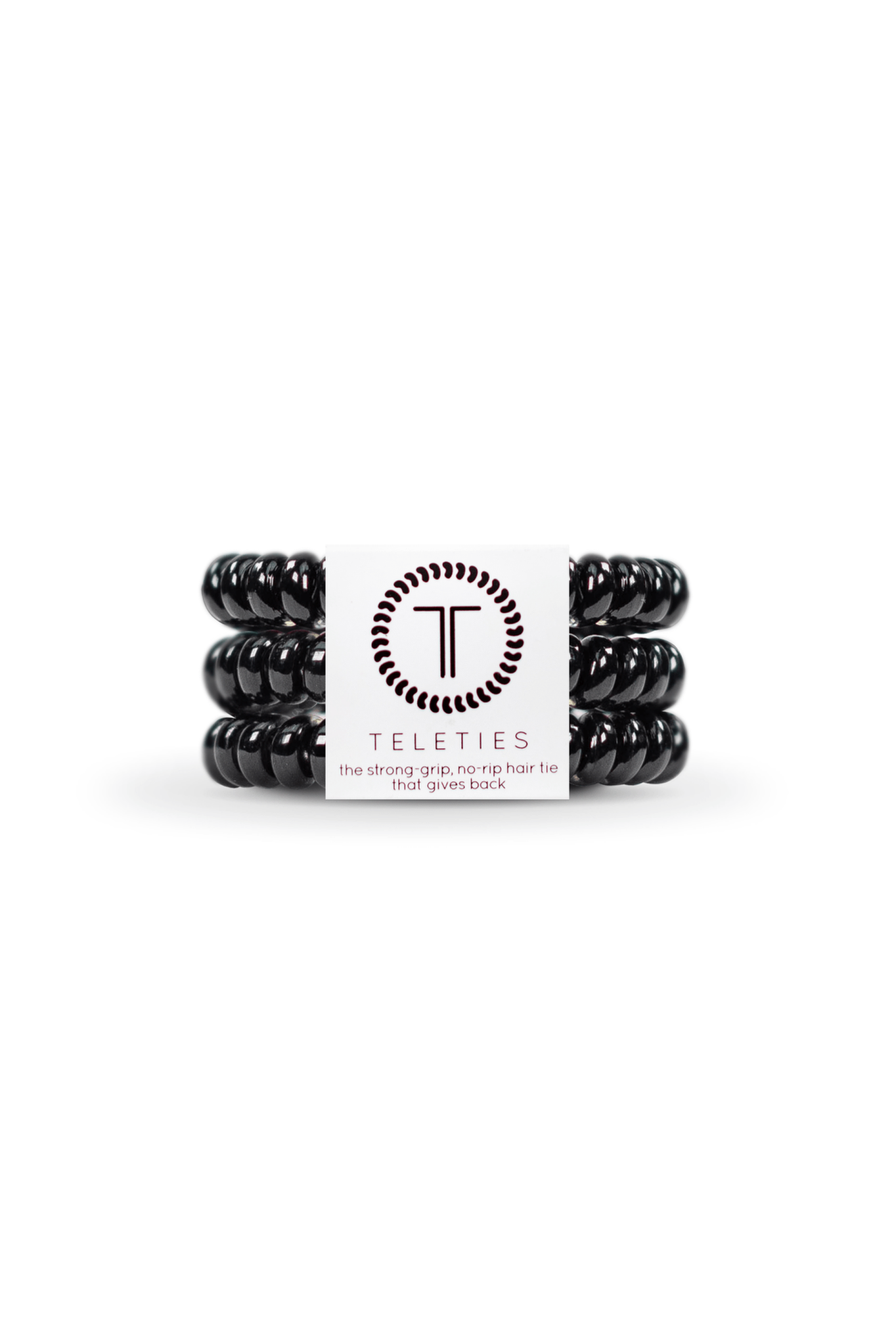 Spiral Hair Coils | Small | Jet Black Hair Ties - Keepsake