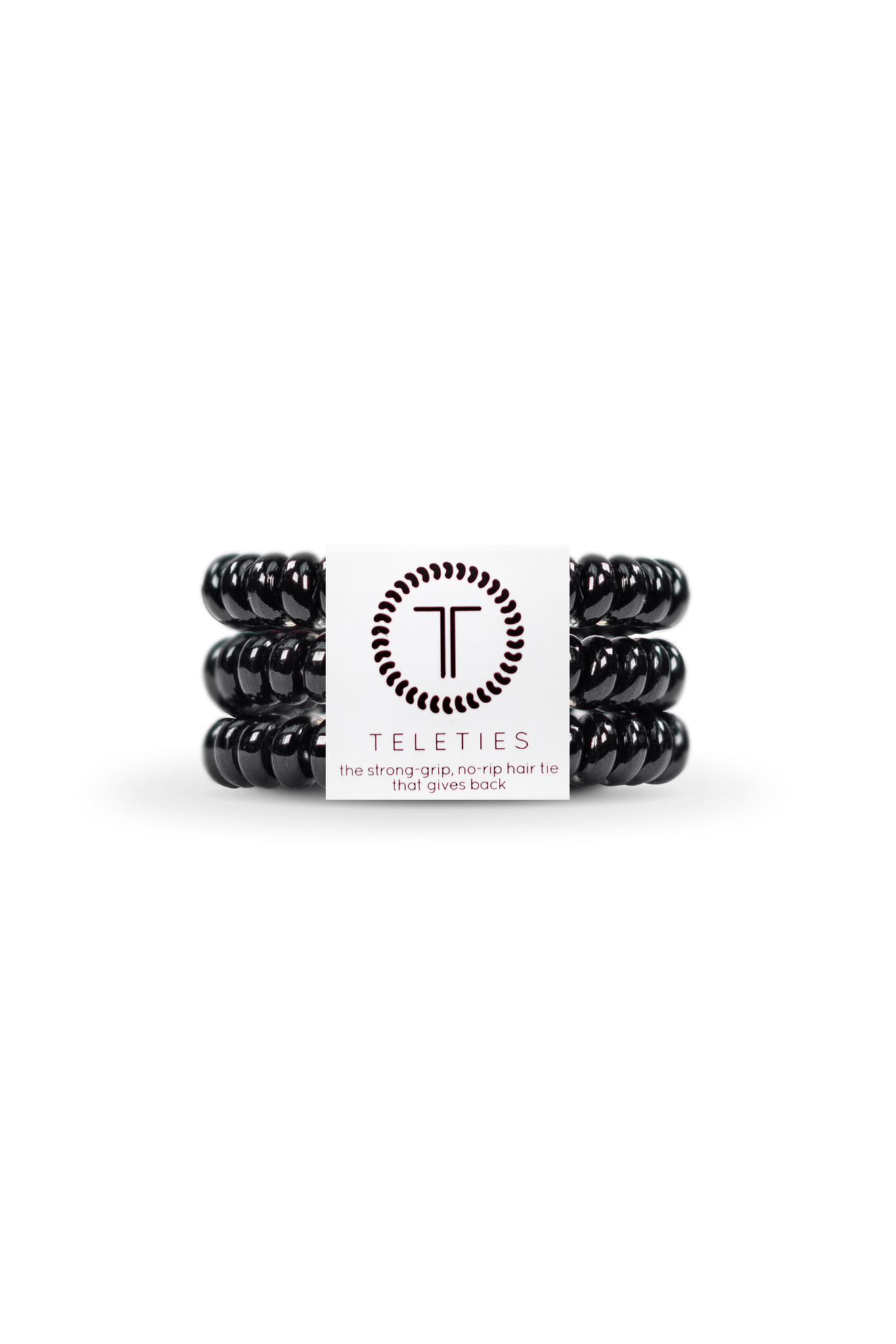 Spiral Hair Coils | Small | Jet Black Hair Ties - Keepsake