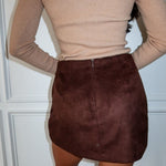 Split Decision Suede Skort - Keepsake