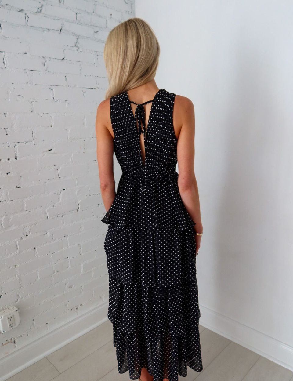 Spot On Tiered Maxi Dress - Keepsake