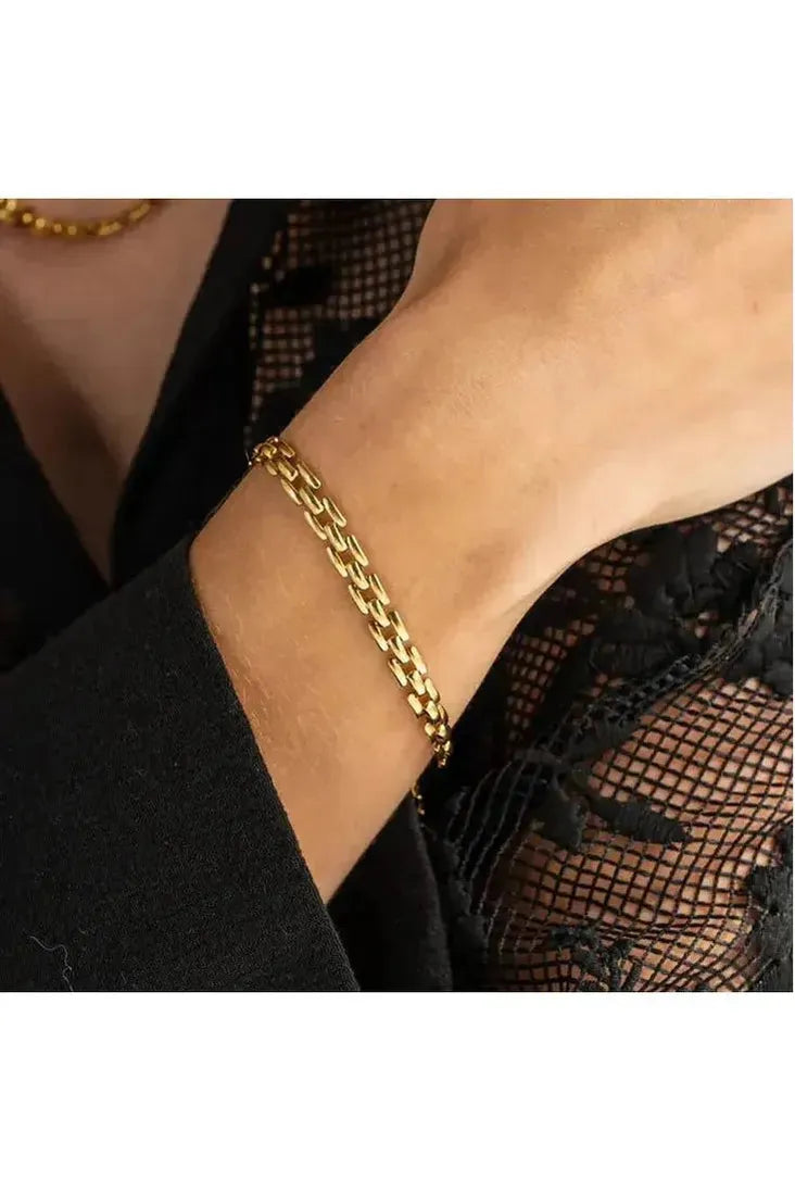 Squared Chain Bracelet - Keepsake