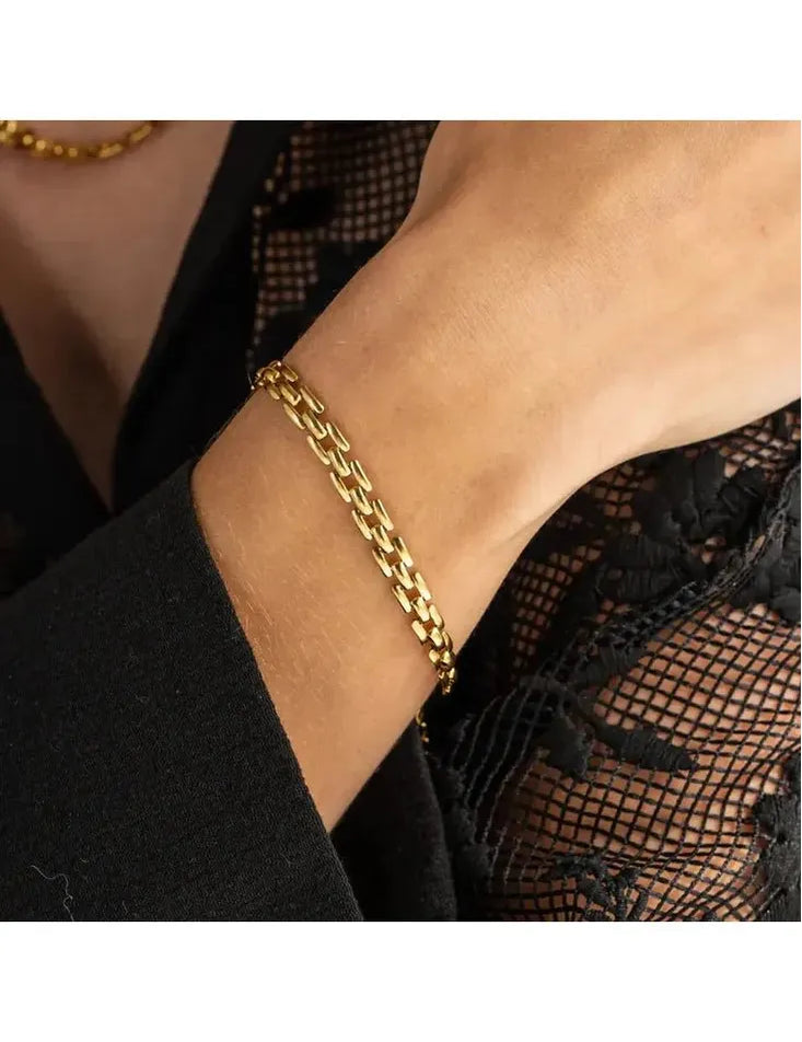 Squared Chain Bracelet - Keepsake