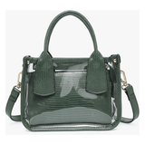 Stacey Clear Satchel - Green - Keepsake