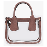 Stacey Clear Satchel - Taupe - Keepsake
