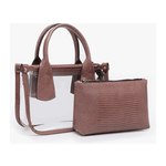 Stacey Clear Satchel - Taupe - Keepsake
