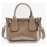 Stacey Clear Satchel - Taupe - Keepsake