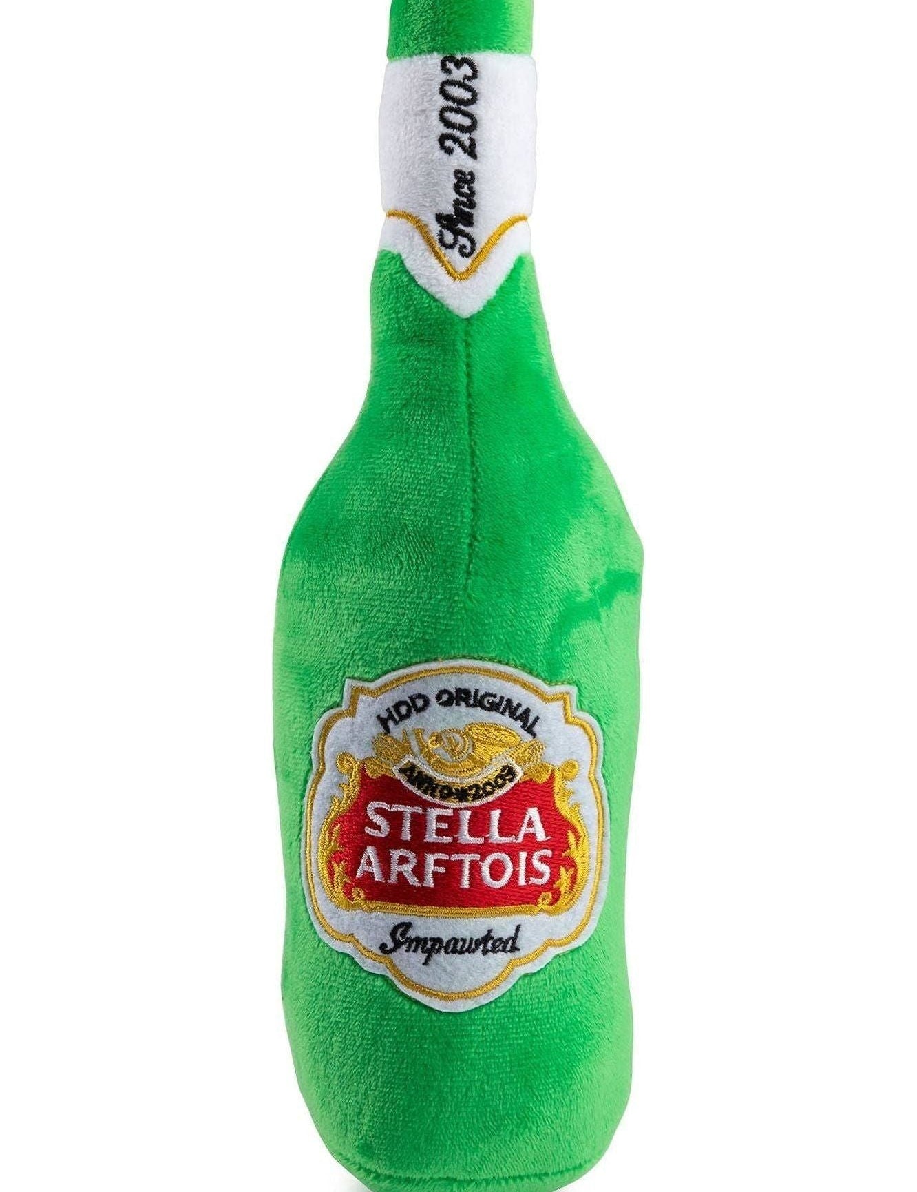 Stella Arftois Beer Bottle Squeaker Dog Toy - Keepsake