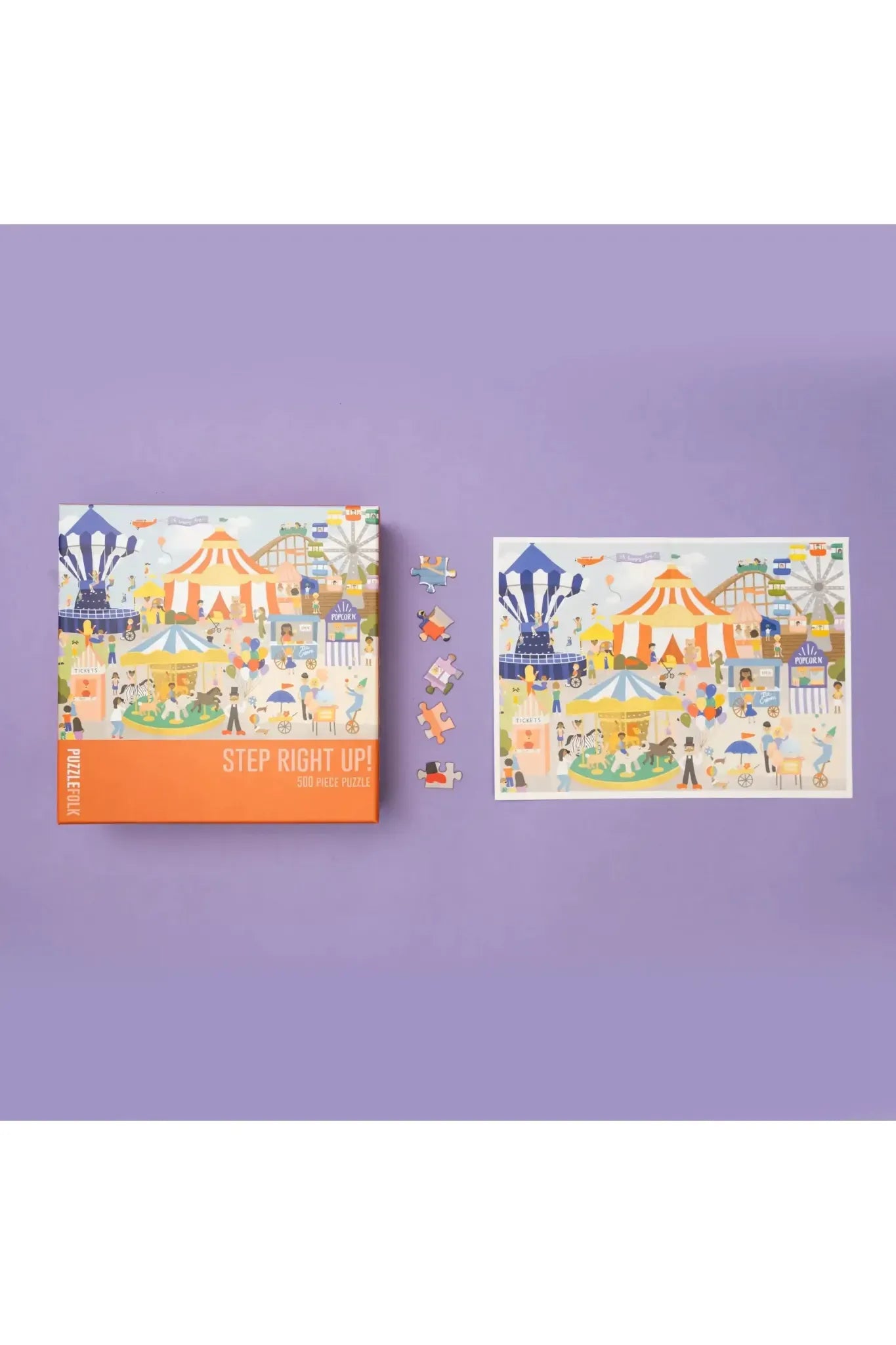 Step Right Up! 500 Piece Circus Puzzle - Keepsake