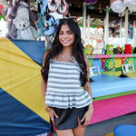 Striped & Structured Top - Keepsake