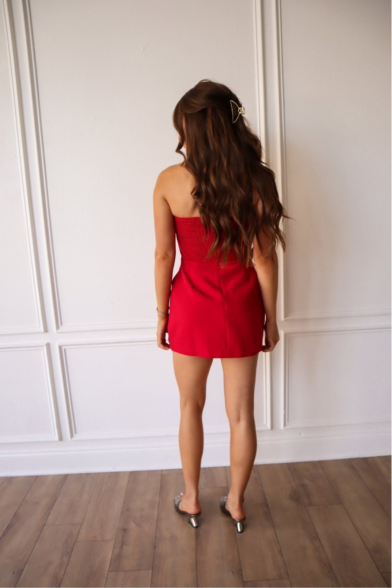 Strut In Style Romper - Cherry - Keepsake